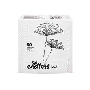 χαρτοπετσετες - χαρτικα - Endless Lux Λευκή Πολυτελείας 50φ Χαρτοπετσέτες